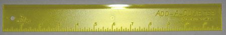 Add-A-Quarter Ruler