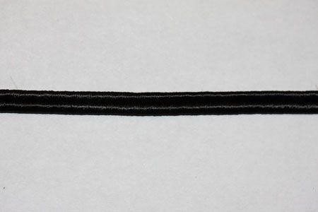 3/16" Soutache Braid - Black