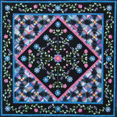 Midnight Floral Fantasy Pattern