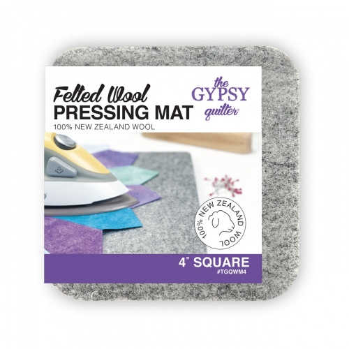 Wool Pressing Mat 4in x 4in x 1/2in Thick